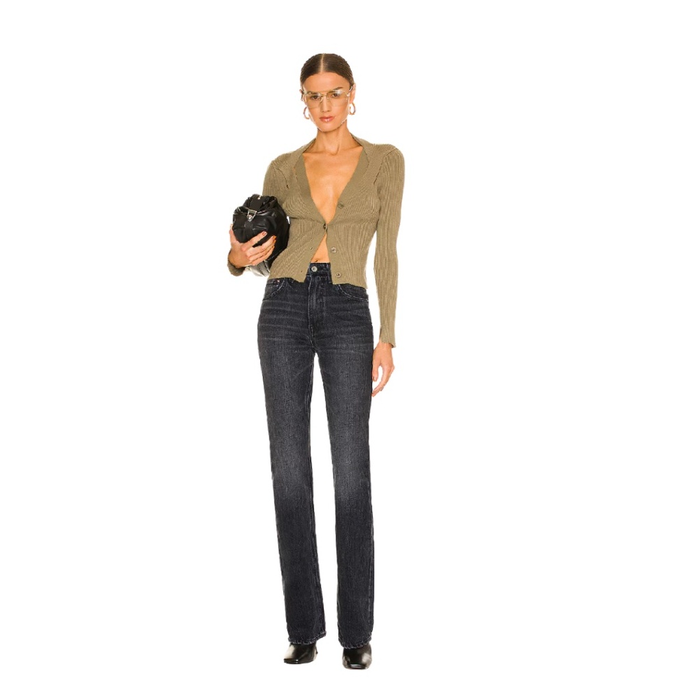 GRLFRND Melanie High Rise Bootcut Jeans Size 30 Light Wash Trendy Everyday